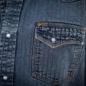 MEN'S DUKE DENIM PEARL SNAP SHIRT