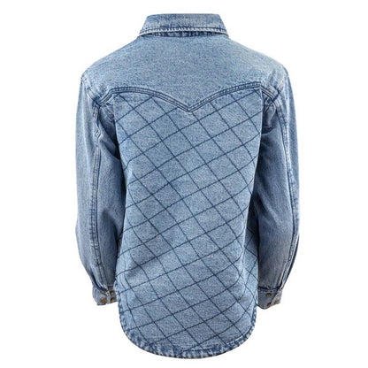 Ladies Palo Duro Quilted Denim Jacket