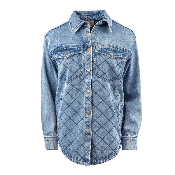 Ladies Palo Duro Quilted Denim Jacket