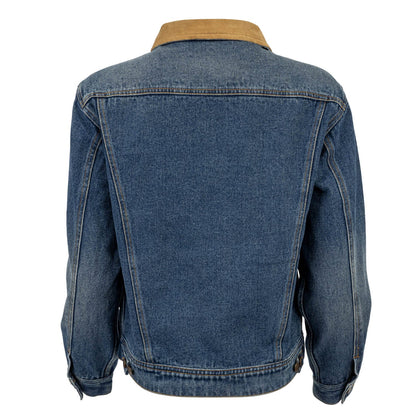 Ladies Price Wool Lined Denim Jacket