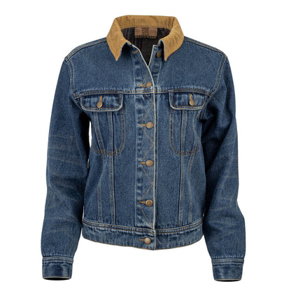 Ladies Price Wool Lined Denim Jacket