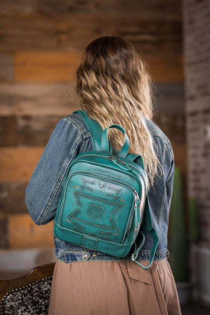 STS Ranchwear Wayfarer Turquoise Backpack