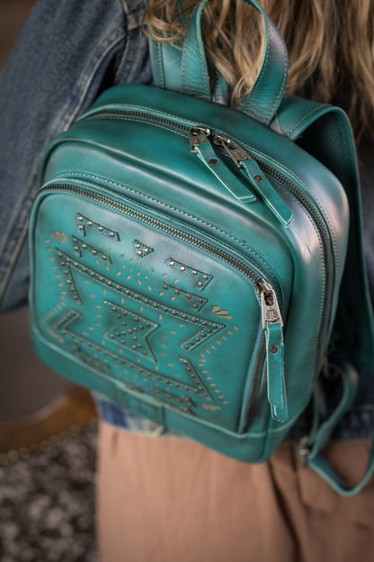 STS Ranchwear Wayfarer Turquoise Backpack