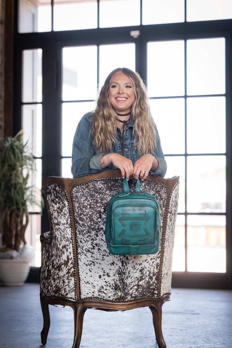 STS Ranchwear Wayfarer Turquoise Backpack
