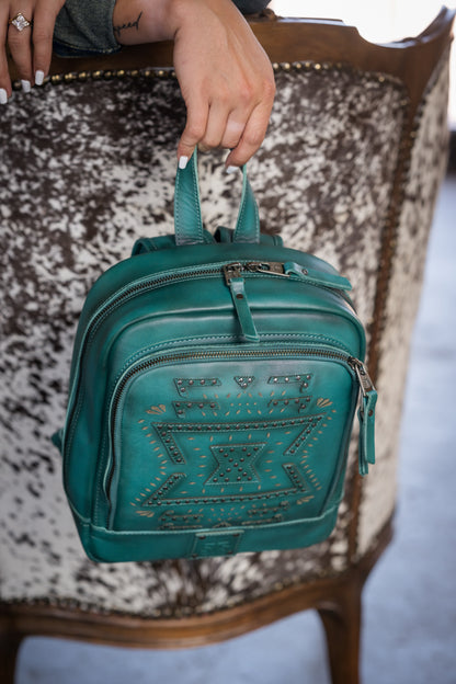 STS Ranchwear Wayfarer Turquoise Backpack