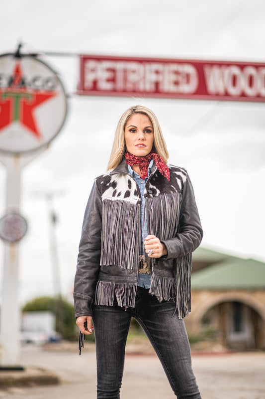 THE FRONTIER BLACKSTONE HAIR ON HIDE