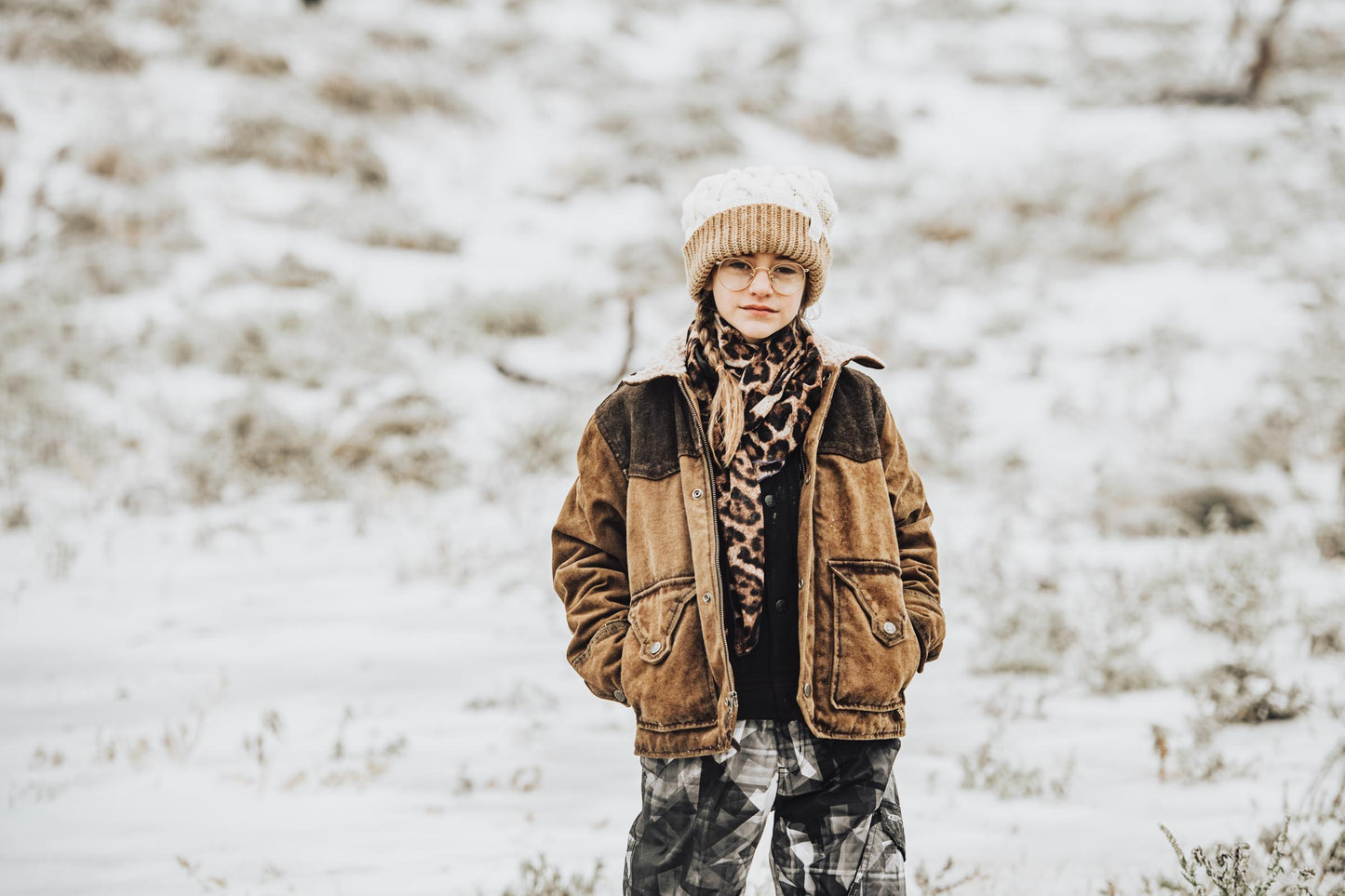 YOUTH DAYBREAK RUSTIC BROWN CANVAS jacket