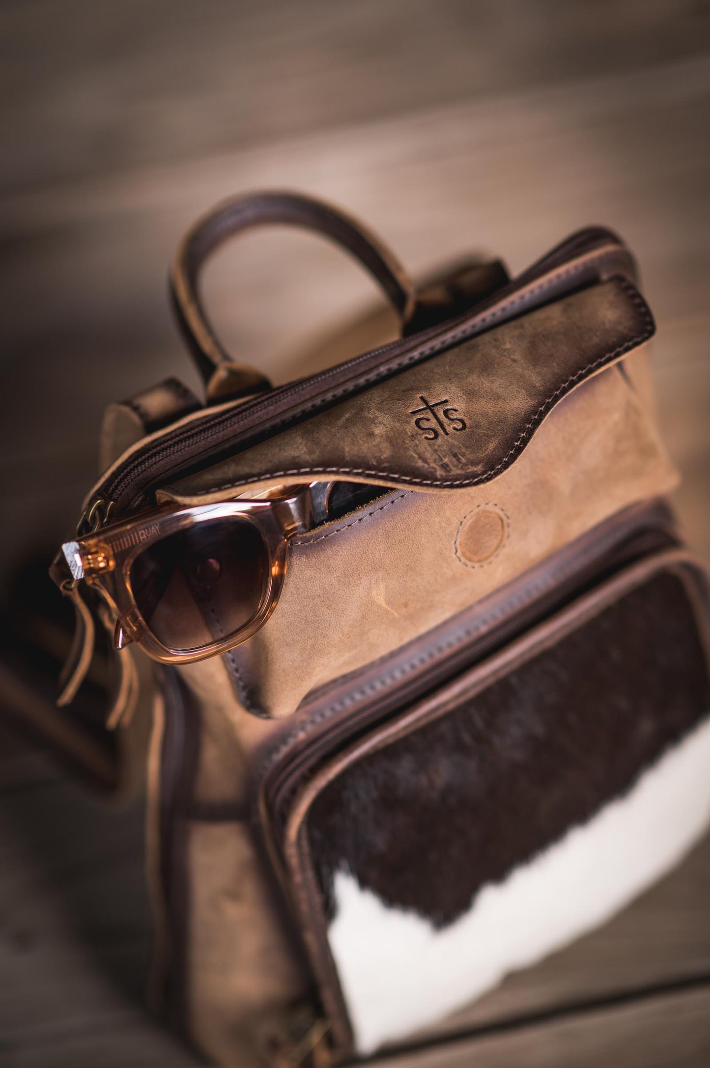 STS Ranchwear Cowhide Sunny Backpack