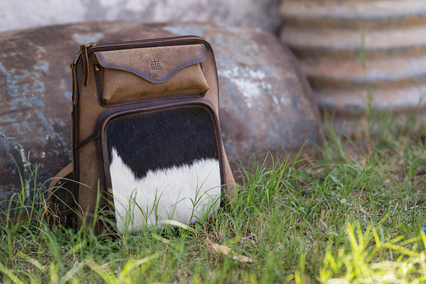 STS Ranchwear Cowhide Sunny Backpack