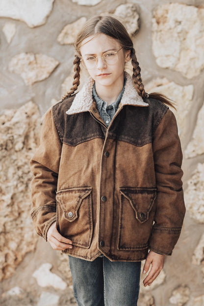 YOUTH DAYBREAK RUSTIC BROWN CANVAS jacket