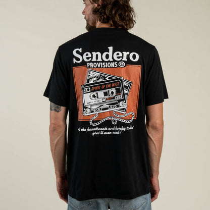 Sendero Provision Company Cassette Tape Black T-Shirt