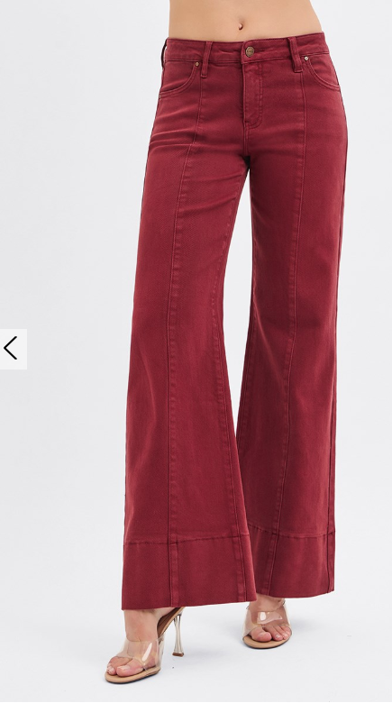 TC Mid-Rise Wide Leg w/Wide Hem