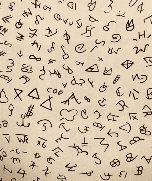 Tan Brand Silk Scarf