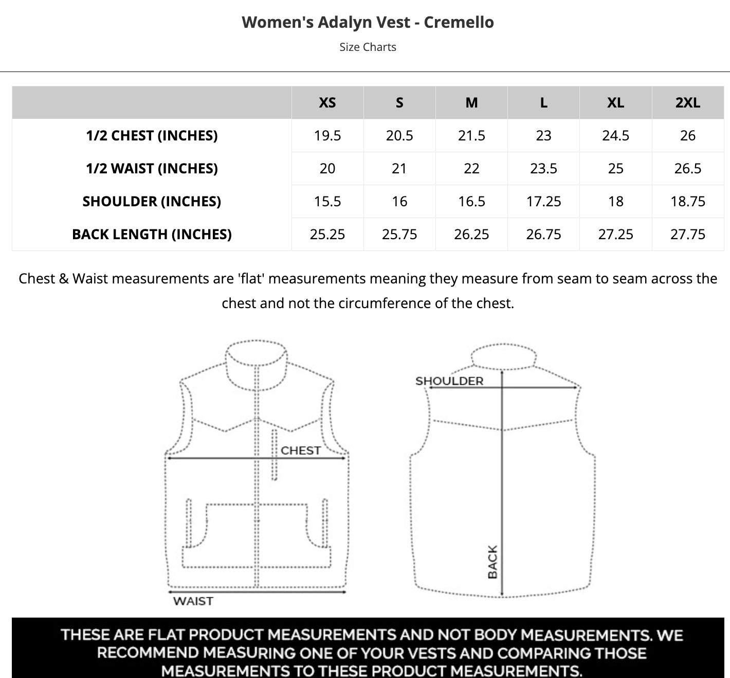 Women's Adalyn Vest - Cremello