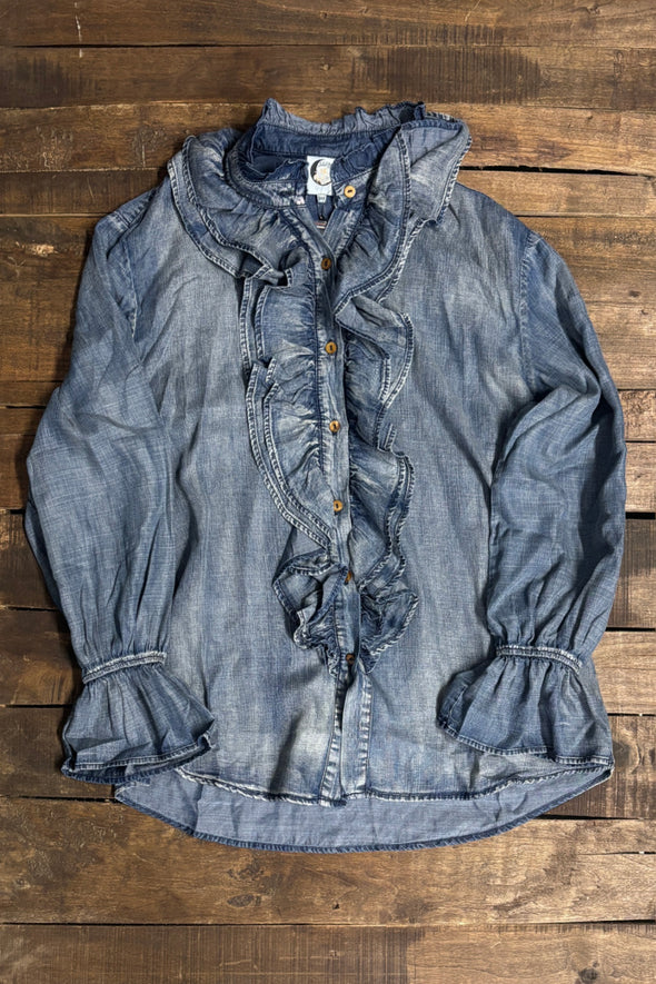 A Ruffle In Time Top