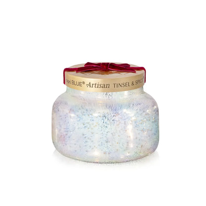 Capri Blue Tinsel & Spice Artisan Winter Bazaar Signature Candle – 19 oz