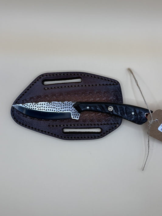 Exotic Texas Knives D2 Ram Horn Handle Knife – Premium Handmade Fixed Blade