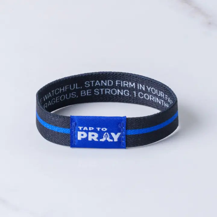 Tap To Pray Wristbands - First Responders/LE