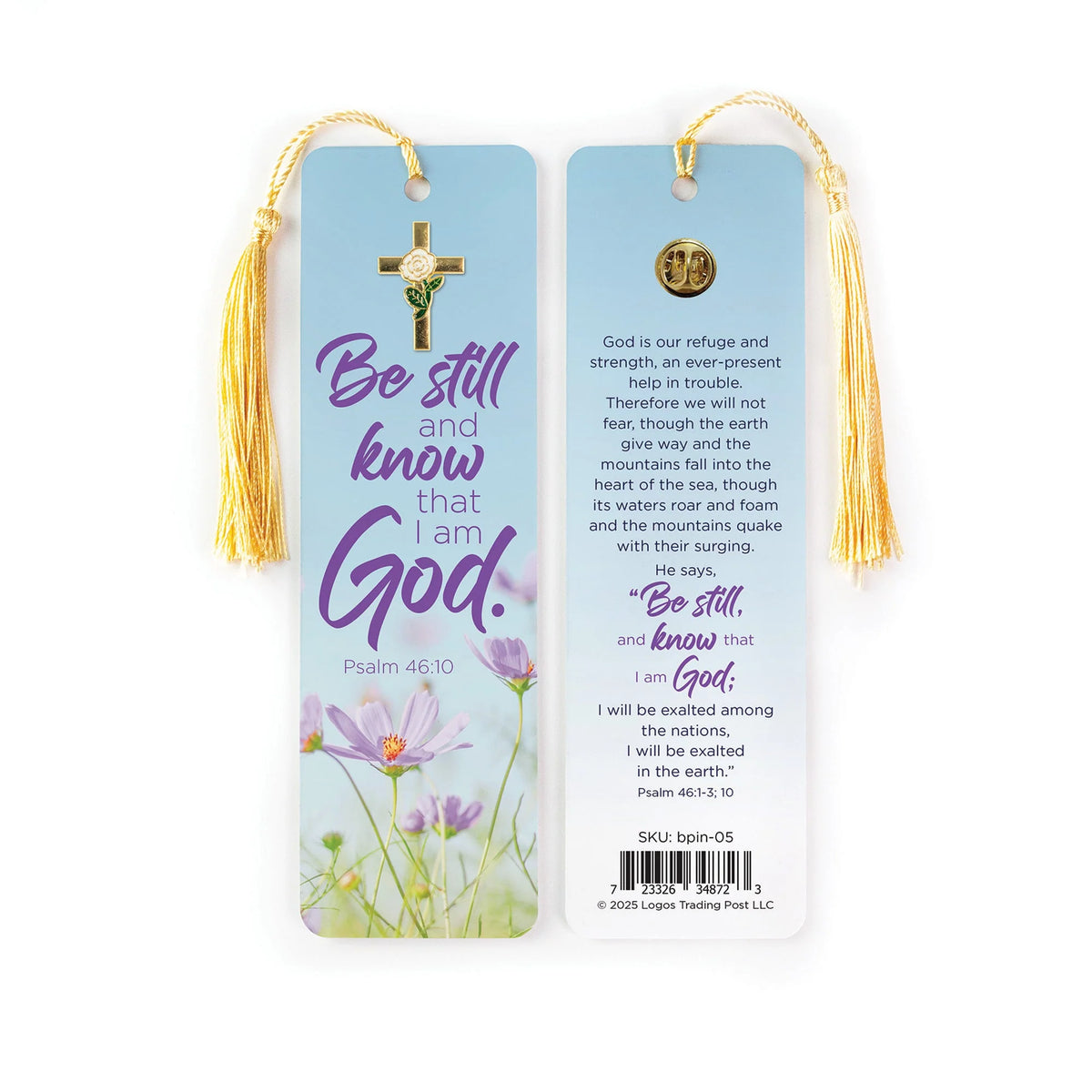 Logos Trading Post Be Still Psalm 46:10 Scripture Bookmark