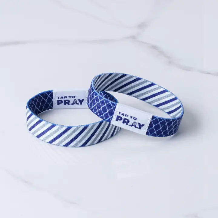 Tap To Pray Wristbands - Graphite & Ink