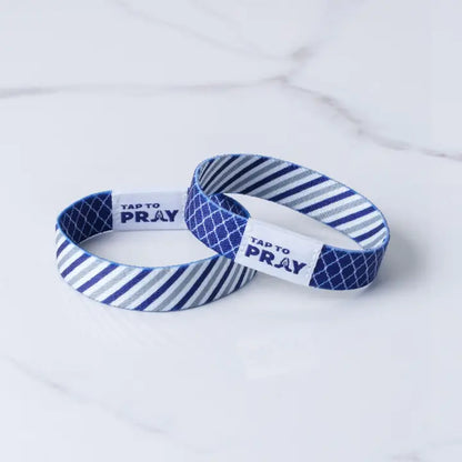 Tap To Pray Wristbands - Graphite & Ink