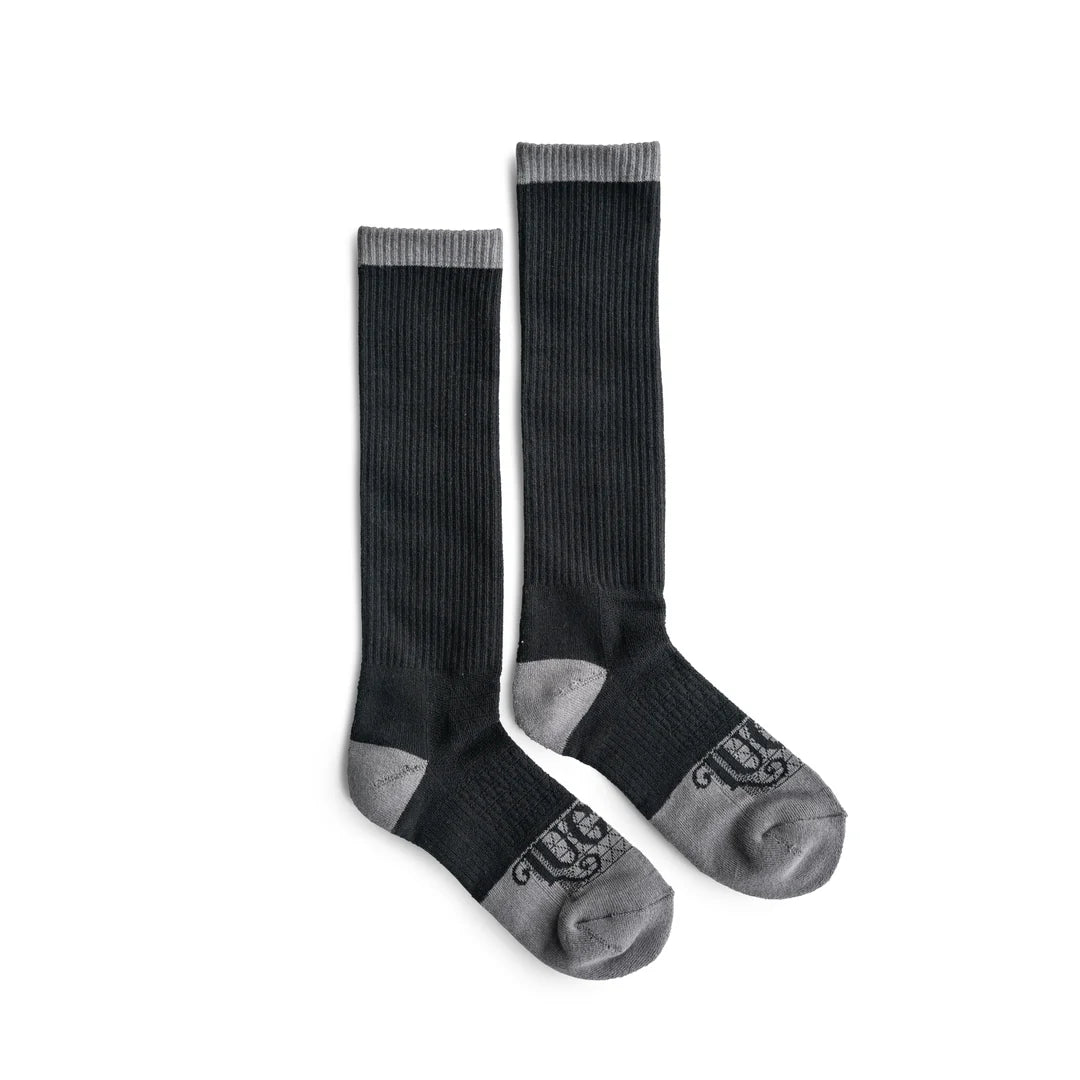 Lucky Chuck The Cowboy Black/Gray Performance Boot Socks