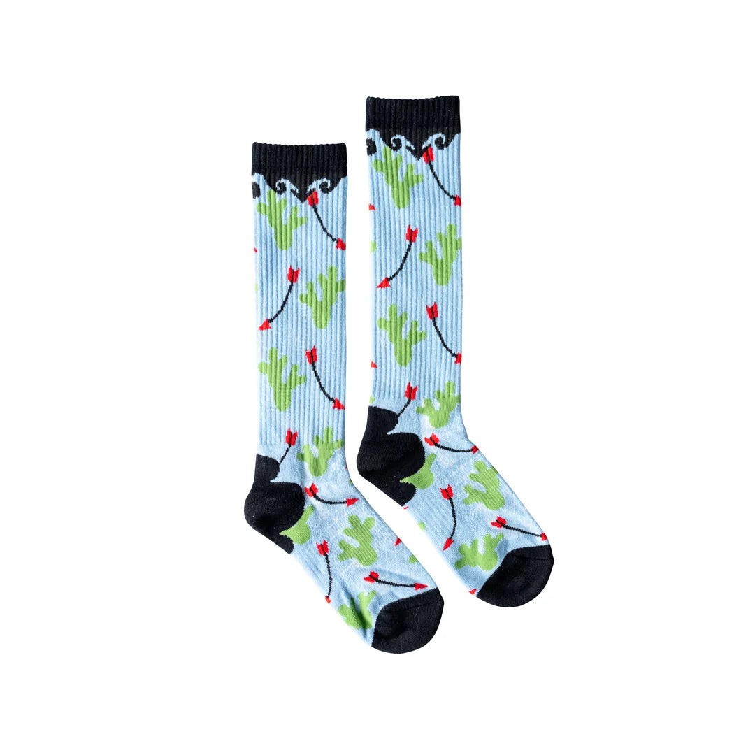 Lucky Chuck Cowboy Compass Performance Boot Socks