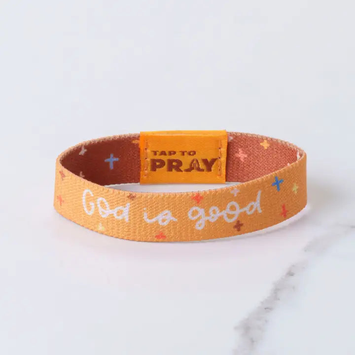Tap To Pray Wristbands - God Is Good