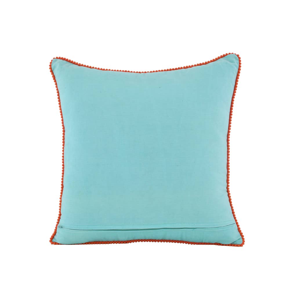 BUCKING HORSE PILLOW 18x18"