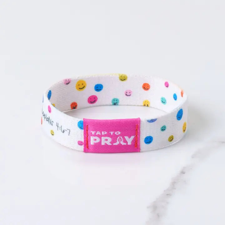 Tap To Pray Wristbands - Anxious For Nothing
