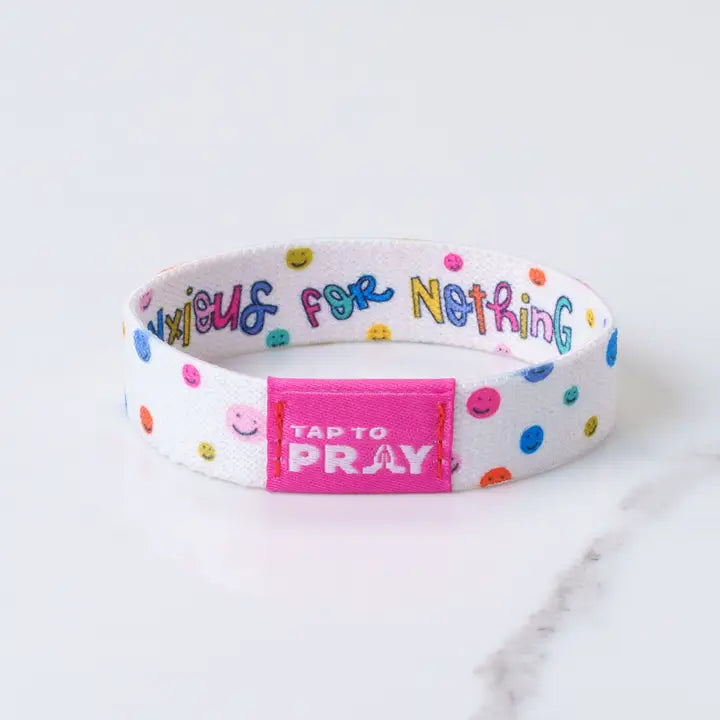 Tap To Pray Wristbands - Anxious For Nothing