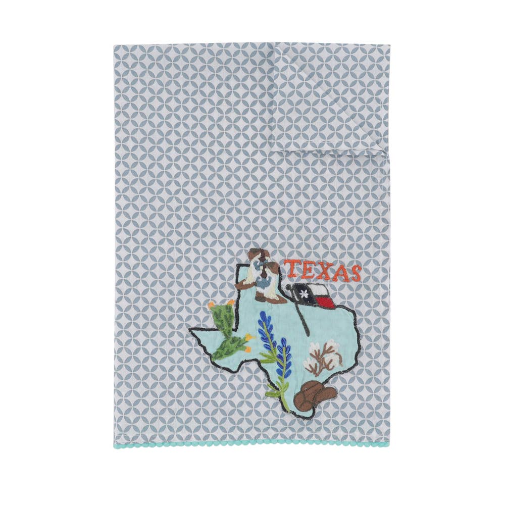 TEXAS BLUE BONNET TEATOWEL 19"x27"