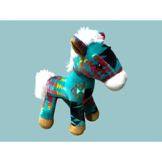 PSA-HRS - Small Stuffed Horse - Green