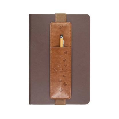 Logos Trading Post Be Still Psalm 46:10 Brown Pen Pocket