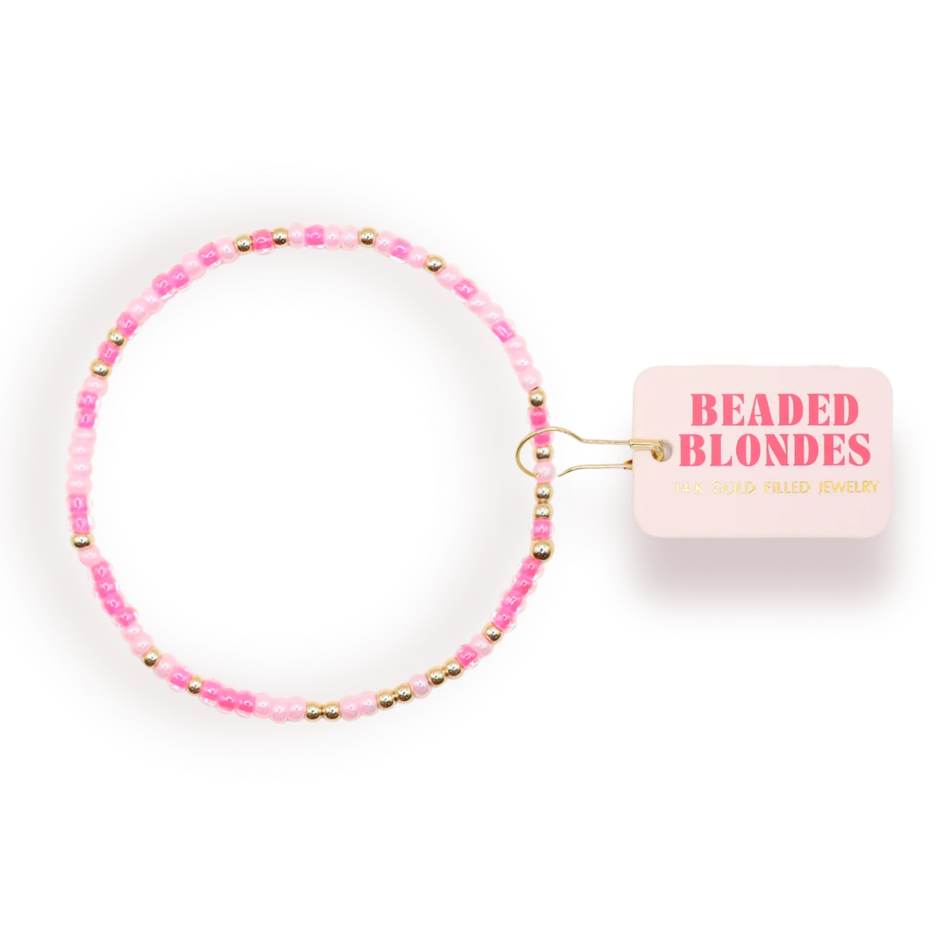 Hot Pink Sprinkle Bracelet – Colorful Stretch Bracelet for Women