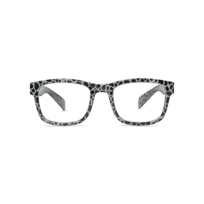 RS Eyeshop Snow Leopard Reader Glasses – Stylish Square Reading Glasses