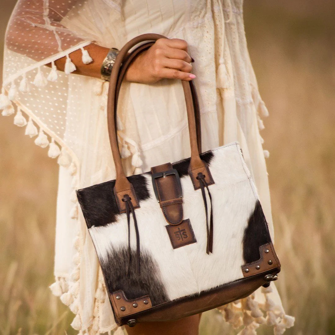 Cowhide Belt Tote