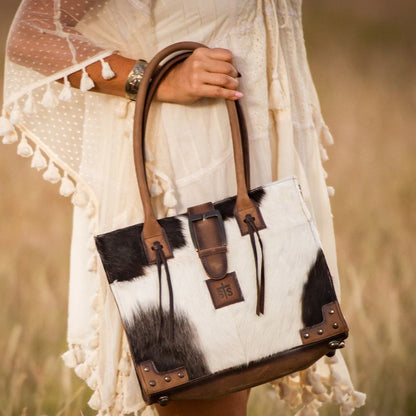 Cowhide Belt Tote