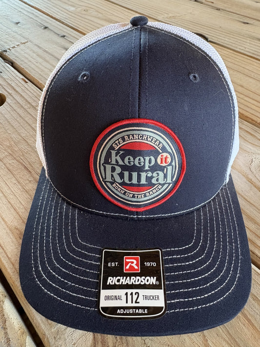 STS Navy/White Cap - Keep it Rural