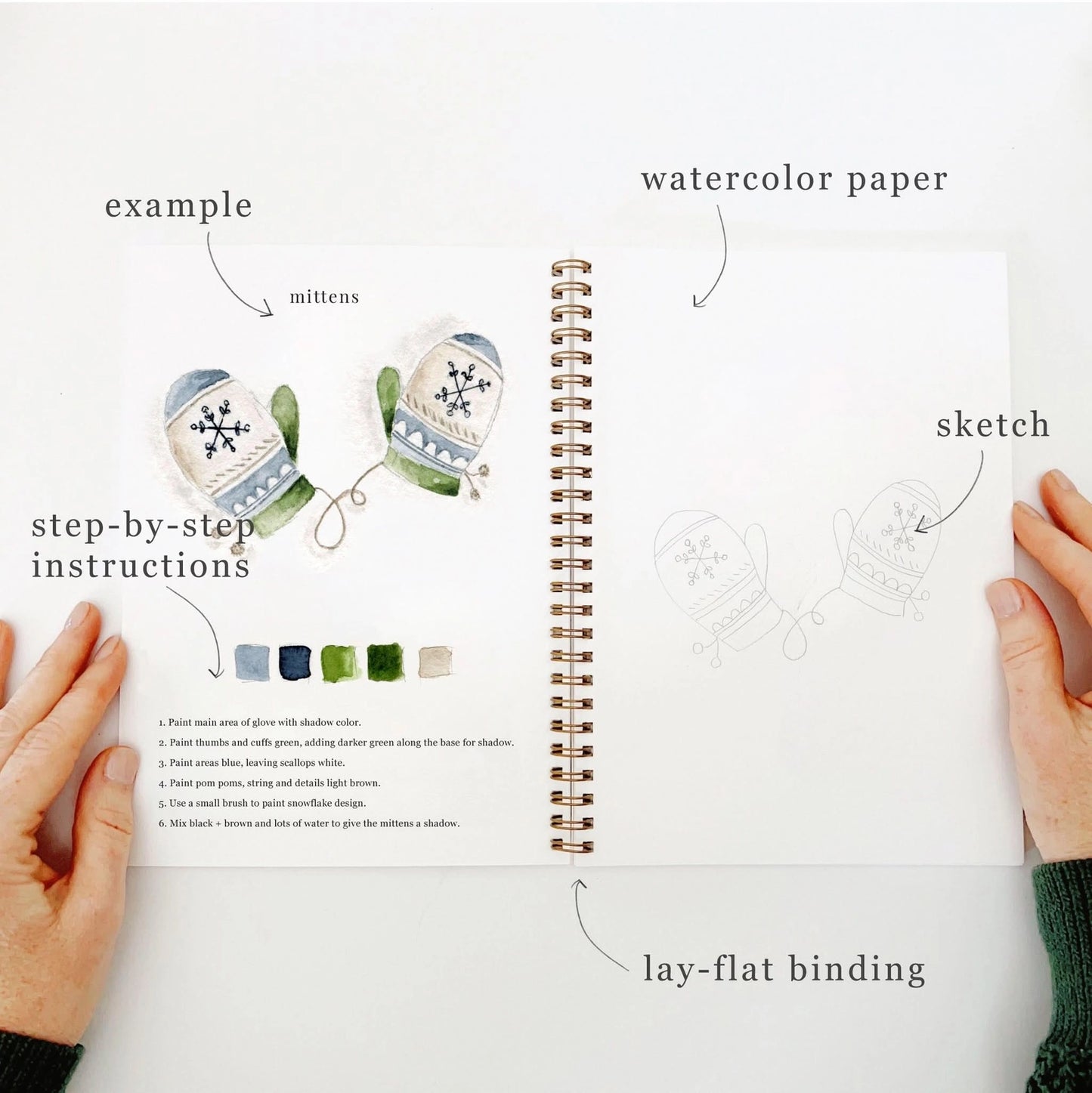 Winter Watercolor Workbook
